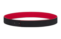 DIOR Leather Belts Men Red/Black
