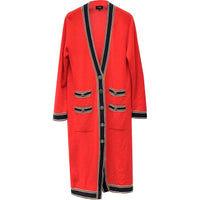 CHANEL Knitwear Women's Red Black