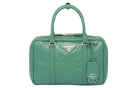 PRADA Nappa Leather Shoulder Bag Crossbody Bag Handbag Women's Sage Green