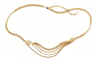 CHANEL Waist Chains Women's Gold