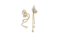 CHANEL Earrings Women's Gold