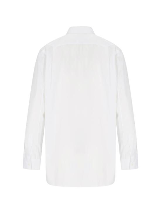 COMME des GARCONS PLAY FW25 Black Heart Shirt 'White' AX-B004-051-2