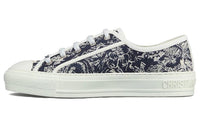 DIOR Walk'n'Dior Low-Top Stylish Skateboarding Shoes Women's Dark Blue