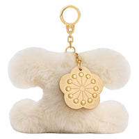 CELINE Triomphe Shearling Bag Accessory Women's Beige