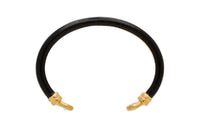 SAINT LAURENT Bangles Men Black/Gold