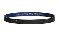 HERMES Leather Belts Women's Black/Sapphire Blue