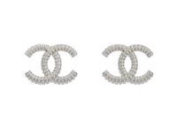 CHANEL Earrings Women's Silver