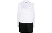 PRADA FW22 Long-Sleeved Dresses Women's White