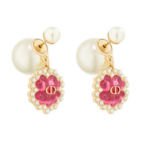 DIOR Metal Earrings Women's Gold