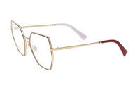 MIU MIU - Irregular Shape Eyeglass Frames Men's Gold