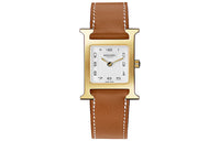 HERMES Heure H Collection Wrist Watch Quartz Movement White Dial Women's Watch