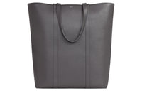 CELINE Smooth Cow Leather One Shoulder Handbag Men's Dark Gray