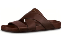 LOUIS VUITTON Mirabeau Slide Slippers Men's Mocha
