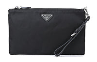 PRADA Fabric Clutch Women's Black