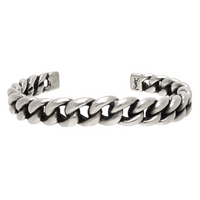 SAINT LAURENT Brass Bangles Men's Silver