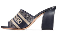 DIOR Dway Slide Slippers Women's Dark Blue
