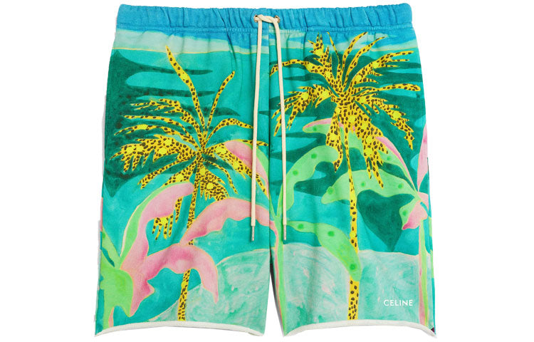 CELINE x TYSON REEDER Casual Shorts Men's Green