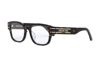 DIOR - Square Eyeglass Frames Unisex Tortoiseshell