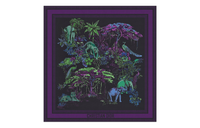 DIOR Silk Scarves Women's Purple