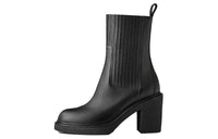 HERMES Donia Ankle Boots 7cm Women's Black