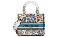 DIOR Embroidery Shoulder Bag Crossbody Bag Handbag Women's Multicolor