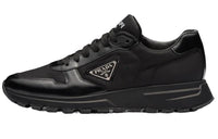 PRADA Prax 01 Sneakers Re Nylon Brushed Leather Black Black