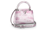 LOUIS VUITTON Capucines Crocodile Leather Capusin Shoulder Crossbody Handbag Mini Women's Pink