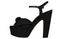 DIOR Muse Dior One Strap Sandals 13cm Women's Black