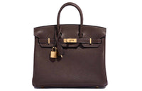 HERMES Birkin Saddle Leather Birkin Bag Handbags Regular Women's 46 Ebony Wood Color