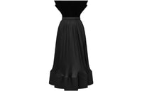 LOUIS VUITTON 3D Bustier VeLOUIS VUITTONet Hem Dress