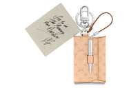 LOUIS VUITTON Love Letters Figurine Bag Charm Beige