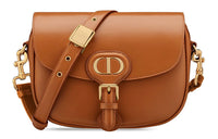 DIOR Bobby Smooth Finish Calfskin Crossbody Bag Shoulder Bag Women's Camel