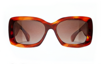 CHANEL Sunglasses Women's Red