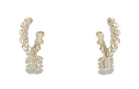 CHANEL Earrings Women's Gold