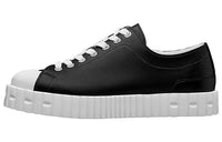 HERMES Cross Low-Top Stylish Skateboarding Shoes Women's Black