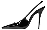 SAINT LAURENT Blade Slim Heel High Heels Women's Black