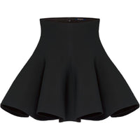 LOUIS VUITTON Wool-Silk Pleated Circle Skirt