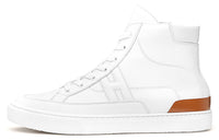 HERMES District High-Top Stylish Skateboarding Shoes Men's White