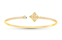 LOUIS VUITTON Idylle Blossom Twist Bracelet Yellow Gold And Diamonds