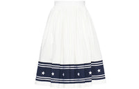 MIU MIU FW21 Casual Long Skirts Women's White