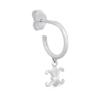 CELINE Silver Earrings Men's Silver