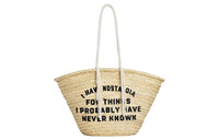 CELINE Raffia Shoulder Bag Basket Bag Regular Women's Light Umber