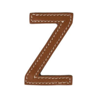 MIU MIU Leather Metal Brooches Women's Brown