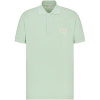 DIOR FW24 Polo Shirt Men's Light Green