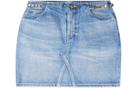CELINE Denim Short Skirts Women's Blue