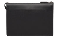 PRADA Calfskin Clutch Men's Black