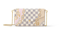 LOUIS VUITTON Canvas 3-in-1 Shoulder Bag Crossbody Bag Regular Women's White