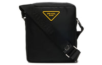 PRADA Nylon Shoulder Bag Unisex Black