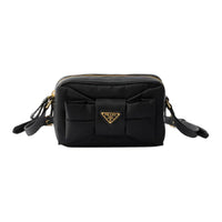 PRADA Nylon Crossbody Shoulder Bag Mini Women's Black