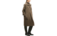 HERMES Velvet Jackets Women's Gray Green